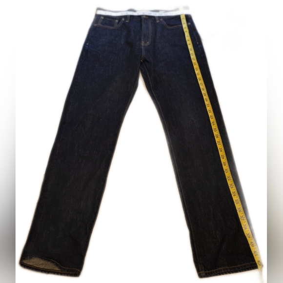 Madewell Men's dark wash straight legs jeans. In excellent condition, 32/32 - Picture 8 of 15